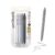 uniball™ Zento Gel Pens, Black Ink, 0.7mm Medium Point, Retractable, 4 Count, Smooth Writing, Quick-Drying, No Smear, No Bleed, Zen Barrel Colors