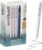 uniball Zento Liquid Gel Ink Retractable Pens, Medium Point (0.7mm), Muted Barrels, Black Ink, Dozen (Pack of 144)