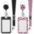 Uniclife Cute ID Badge Holder with Lanyard