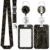 Uniclife Fashionable Sliding Badge Holder, Abstract Line Card Holder