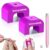 UnicornMAG U-Shaped Horseshoe Nail Art Magnet with 30 lb+ 22 lb Magnetic Pull – Heavy Duty Alnico Magnet for Cat Eye, Velvet, Aura, 3D Magnetic Nail Polish Effects (Purple)