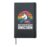 Unicorn Rainbow Fantasy Magical Surreal Colorful Cosmic Hardcover Journal, Black