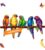UNIDRAGON Playful Parrots Animal Wooden Jigsaw Puzzle for Adults – 193 Unique Shaped Pieces – Medium 17.3 x 9.8 in (44 x 25 cm)
