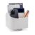 UnionBasic Rotating Desk Organizer, 360 Desk Spinning Caddy, Desktop TV Guide/Mail/Media/Remote Controller Holder Organizer, Crocodile White