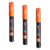 uni® POSCA PC-1M Water-Based Paint Markers, Extra Fine Tip (0.7mm), Orange (Pack of 3)
