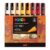 uni POSCA PC-5M Water-Based Paint Markers, Reversible Medium Tip (1.8-2.5mm), Warm Tone Ink Colors, 8 Pack