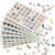 Unique Beads for Jewelry Making 200pcs Glass Star Beads