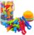 UNIQUE KIDS Counting Educational Learning Toy Set with Sorting Cups – Engaging Sensory Color Classification Training Game for Toddlers Preschoolers Ages 3 Years and Up