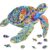 Unique Wooden Jigsaw Puzzles, 200 Pieces Sea Turtle Wood Puzzles for Kids Teens Adults, 11.5″ x 11.3″ Shaped Pieces, Fun Challenging Family Games for Kids and Teens, Gift Box Included