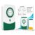Universal Power Stream Optimizer, Single Anti-Surge Voltage Stabilizer Plug for 90V-250V Household Utilities, Intelligent Current Buffer with US Adapter-Cloudy Sage Petal