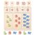 Uniwooder Wooden Math Manipulatives Ages 3-6, Boys Dinosaur Counting Board