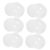 Unomor 300pcs Plastic Facial Mask Sheets Set Pe Disposable Cover