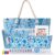 UntilPlan American Mahjong Game Set, Complete Mahjong Set with 160 Premium White Tiles and Mahjong Racks, Bag and Accessories for Family Party (Blue Bag)