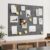Uoisaiko Felt Bulletin Board for Wall, 48″ x 36″ Large Pin Board (12 Pack), Traceless Removable Adhesive Cork Board Alternative with 60 Pushpins for Office Decor, Room Decor, Dark Gray