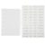 Uonlytech -Ring Binder Tab Dividers Made of Sturdy Pp Material for Referencing and Writing Categories, for Research and File Organization with Frosted Design