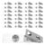 Uonlytech 120pcs Metal Badge Clips with Double Hole PVC Straps for Id Cards and Name Tags, Silver Metal and Plastic Material, Well Protected and Versatile Usage, for Schools and Office