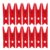 Uonlytech 160pcs Red Mini Wooden Clothespins with Strong Grip and Heavy-Duty Durability, for Hanging Photos and Holiday Decorations, Vibrant Colorful Design for Crafts