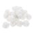 Uonlytech 20pcs White Polyester Pom Balls for DIY Hats and Crafts, 8cm Round Fuzzy Pompoms with Flexible Design and No-shed Texture, for Beanie Replacements and Christmas Party Hanging