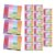 Uonlytech 20 Sheets Colourful Self Adhesive Alphabet Stickers for Bookshelf and Book Bins with Smooth Finish and Color Coded Organization, for Library and Classroom Activities