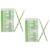 Uonlytech 24pcs St Patrick Day Pencils with Erasers for Students and Teenagers, Wooden Writing Pencils with Break-resistant Cores and Even Sharpening, Studying Supply and Party Favor