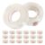 Uonlytech 24 Rolls Adhesive Tape Refill for Dispenser High Adhesion Tape Made of BOPP Multipurpose Use for Mending Torn Pages and Sealing Envelopes Bulk Pack