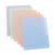 Uonlytech 6pcs Document Holder Letter Size Folder with Double Pocket Design, Tear Resistant Pp Material Office Folder for Contracts and Homework, Writable Label Area for Random Color