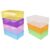 Uonlytech 7pcs Stackable Sneaker Organizer Box with Lid, Plastic Shoe Storage Boxes for Bedroom and Home, Convenient Shoe Storage Solution with Cover Random Color