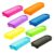 Uonlytech 8pcs Large Capacity Pencil Case Transparent Storage Box for Stationery Desktop Organizer for Pencils Markers and Craft Supplies