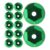 Uonlytech Green Plastic Sequins for DIY Garments and Clothing with Eyecatching Shine, Lightweight and Portable Sequins for Jewelry Making and Home Decor Crafts