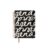 UO Noire School Diary Day to a View Starting September 2025 and Ending August 2026 Hard Cover with 127 Stickers Elastic Band and Index Tape Black