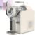 UORDBY Slushie Machine,1.8L Self-Chilling Slushy Maker, 2-in-1 Slush Dispenser Soft Serve Ice Cream Maker,5 Presets, No Ice Needed Slushy Machine, Auto Clean, for Home & Party Beige