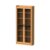 uP9sF2mD Bookcase Double Glass Door Bookshelf Living Room Floor-Standing Display Cabinet Study Storage Bookcase Scaffale