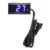 UPALDHOU LCD Digital Water Temperature Gauge, 0-120 Thermometer with Adhesive Bracket for Motorcycle Engine Racing Scooter (Blue)