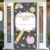 Upgraded Magnetic Boho Flip Calendar Board Set with Holder & Composition Notebook Door Cover 3 x 6 FT