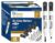 Upgrade Office Supply Dry Erase Markers, Black, Low Odor Ink, Chisel Tip, 40 Count