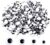 UPINS 1000 Pcs Black Wiggle Googly Eyes with Self Adhesive Mixed Packaging