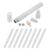 UPKOCH 10pcs Refillable Empty Paint Pen with Aluminum Tube and Fine Slanted Tip, Portable Acrylic Markers for Detailed Art and Industrial Marking, Reusable Pen Repair Components