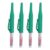 UPOUART 4pcs Mechanical Carpenter Pencils, Refillable Construction Long Nib Deep Hole Pencil Marker, Woodworking Marker for Architect Engineering Projects, Green
