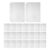UPOUART 50 Sheets Photo Album Sleeves – A5 Sheets Protectors for 7 Ring Binder Loose Page – Pocket Page Protectors for Wedding Anniversary Picture Albums