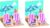 Up With Paper 3D Pop Up Greeting Card – BEACH CHAIRS, Multicolor, 5.5 x 5.5 (UP-WP-611) (Pack of 2)