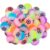 URATOT 36 Pieces Halloween Glow in the Dark Bouncy Eyeballs Fake Eye Balls Bouncing Eyeballs for Halloween Game Rewards, Trick or Treating Favors