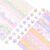 URROMA 1200Pcs Colorful Origami Star Paper Strips 24 Patterns Double-sided Spring Pattern Lucky Star Paper Strips for DIY Handcrafts School Teaching