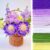 URSDIART Purple Pipe Cleaners for Flower Making, 500pcs Chenille Stems