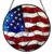 USA 250th Anniversary Stained Acrylic Jigsaw Puzzle Suncatcher Patriotic Window Hanging Decor 250 Anniversary USA Merchandise Fourth of July Decorations for Home Porch Classic Wavy American Flag