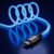USB C to USB C Cable, 60W LED Light up Type C Fast Charging Cable for iPhone 15/15Pro/ 15Plus/15ProMax MacBook Pro 2020, iPad Pro 2020, iPad Air4, Samsung S23+/S23 Ultra (Blue, 3 FT)
