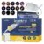 USB Powered Galaxy Projector Night Light with 13 Projection Films,USB Powered Star Projector for Bedroom Ceiling,Adjustable Focus & Rotating Design,Warm Ambient Light,Auto-Off Timer，with Plug：1 Set