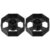 USHOBE 2set Black Plastic Tape Dispenser Core Insert Kit with Universal Replacement Fit and Anti-Slip Function for Shipping Stores and Office Use