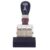 USHOBE Self Inking Roller Date Stamp with Wooden and Metal Handle, Portable and Lightweight Date Stamper for Office Use and Scrapbooking, Adjustable Day Month Year Marker