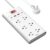 US Plug Power Strip Surge Protector with 6 AC Outlets 4 USB Ports(2 USB C), 5ft Extension Cable, Wall Socket Network Filter