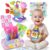 usrela 3in1 Baby Toys 12-18 Months, Sensory Toy Gifts for 12 18 Month Old